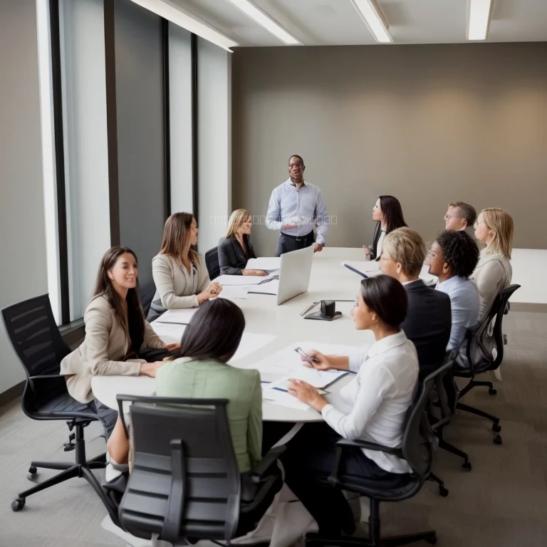 ビジネスパートナーとのコラボレーション風景